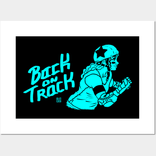 Back on Track - Roller Derby Shirt IV Posters and Art